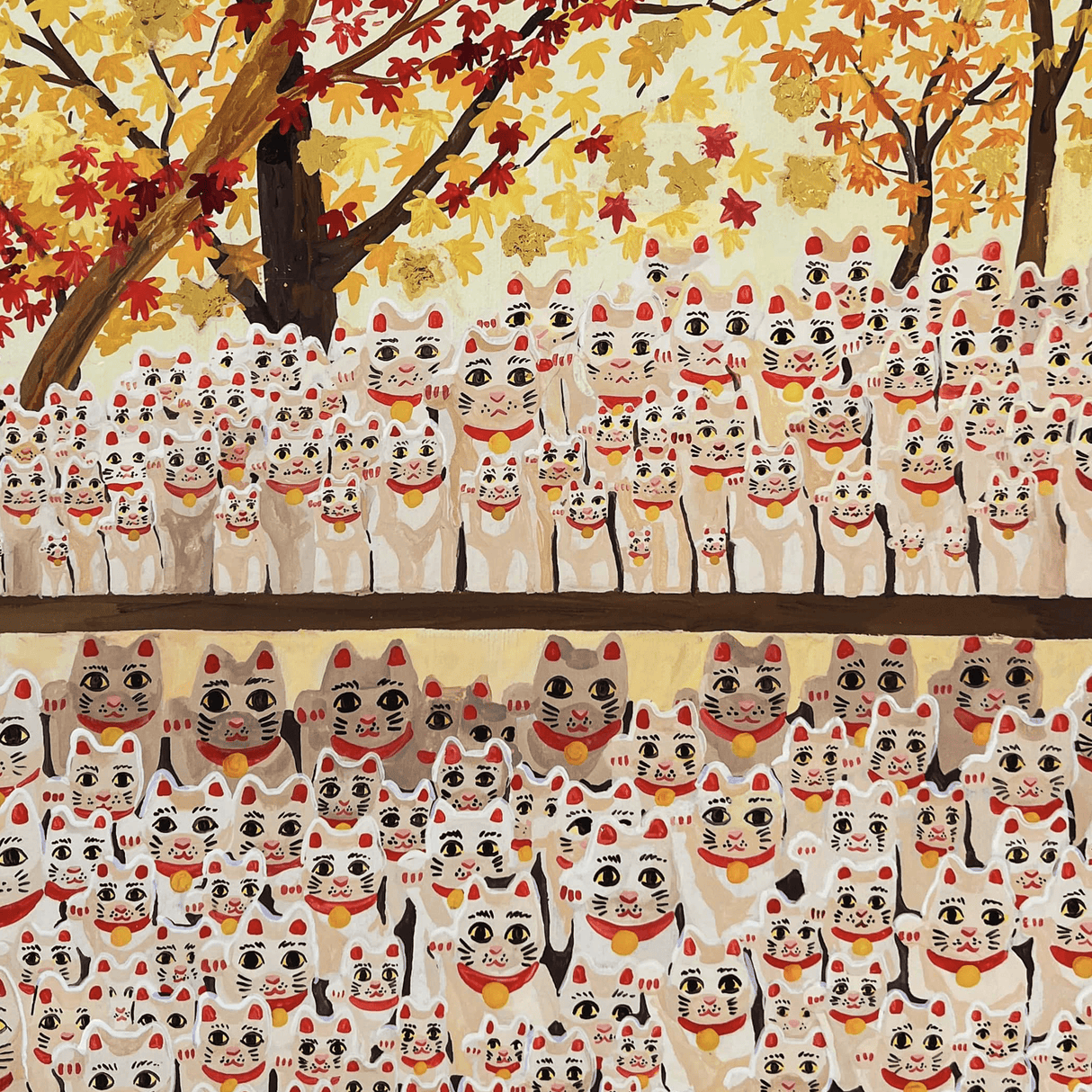 Les Maneki Neko de Gotoku-ji